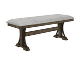 Quincy Grayish Brown Traditional Wood And Veneers Dining Room Set - Ella Furniture