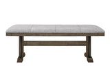 Quincy Grayish Brown Traditional Wood And Veneers Dining Room Set - Ella Furniture