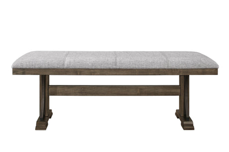 Quincy Grayish Brown Traditional Wood And Veneers Dining Room Set - Ella Furniture