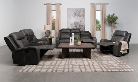 Raelynn Upholstered Recliner Chair Grey 603193 - Ella Furniture