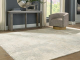 Raif Gray/White/Cream Extra Large Rug from Ella Furniture