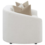 Rainn Rainn 2-piece Boucle Upholstered Sloped Arm Sofa Set Latte 509171-S2 - Ella Furniture