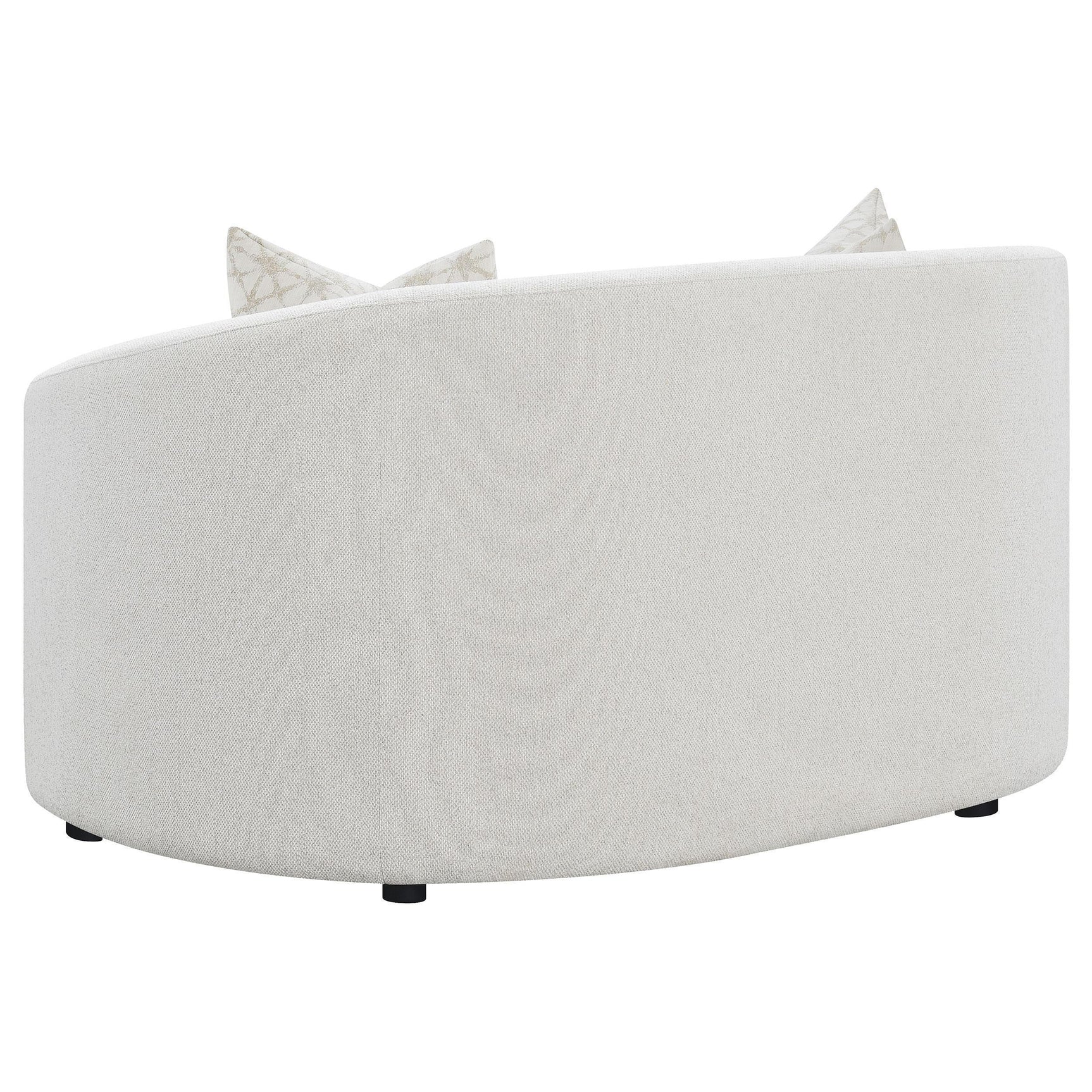 Rainn Rainn 2-piece Boucle Upholstered Sloped Arm Sofa Set Latte 509171-S2 - Ella Furniture