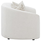 Rainn Rainn 2-piece Boucle Upholstered Sloped Arm Sofa Set Latte 509171-S2 - Ella Furniture