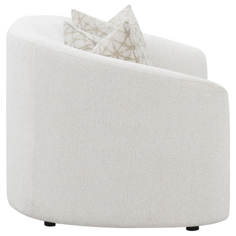 Rainn Rainn 2-piece Boucle Upholstered Sloped Arm Sofa Set Latte 509171-S2 - Ella Furniture
