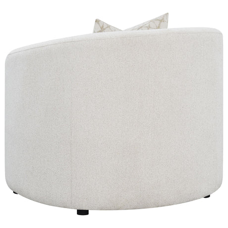 Rainn Rainn 3-piece Boucle Upholstered Sloped Arm Sofa Set Latte 509171-S3 - Ella Furniture
