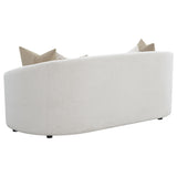 Rainn Rainn 3-piece Boucle Upholstered Sloped Arm Sofa Set Latte 509171-S3 - Ella Furniture
