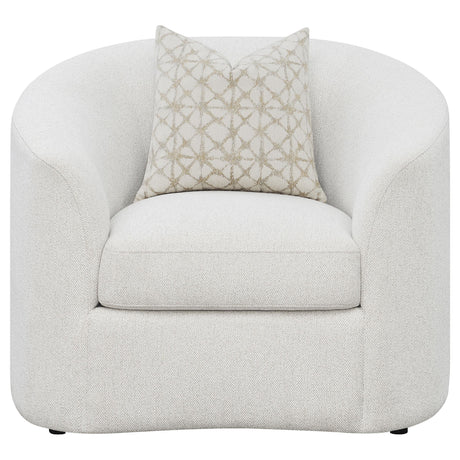 Rainn Rainn 3-piece Boucle Upholstered Sloped Arm Sofa Set Latte 509171-S3 - Ella Furniture