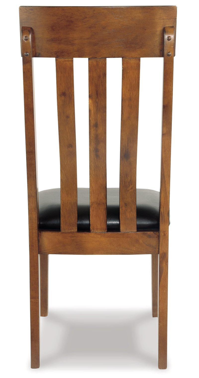 Ralene Medium Brown 2-Piece Dining Room Chair - Ella Furniture