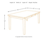 Ralene Medium Brown Rectangular Dining Room Set - Ella Furniture