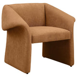 Ramsey Upholstered Sloped Arm Accent Chair Honey 907523 - Ella Furniture