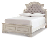 Realyn Chipped White Panel Bedroom Set - Ella Furniture
