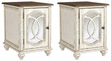 Realyn White/brown 2 End Tables PKG008473 - T743-7 | T743-7 - Ella Furniture