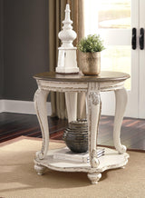 Realyn White/brown 2 End Tables PKG008493 - T743-6 | T743-6 - Ella Furniture