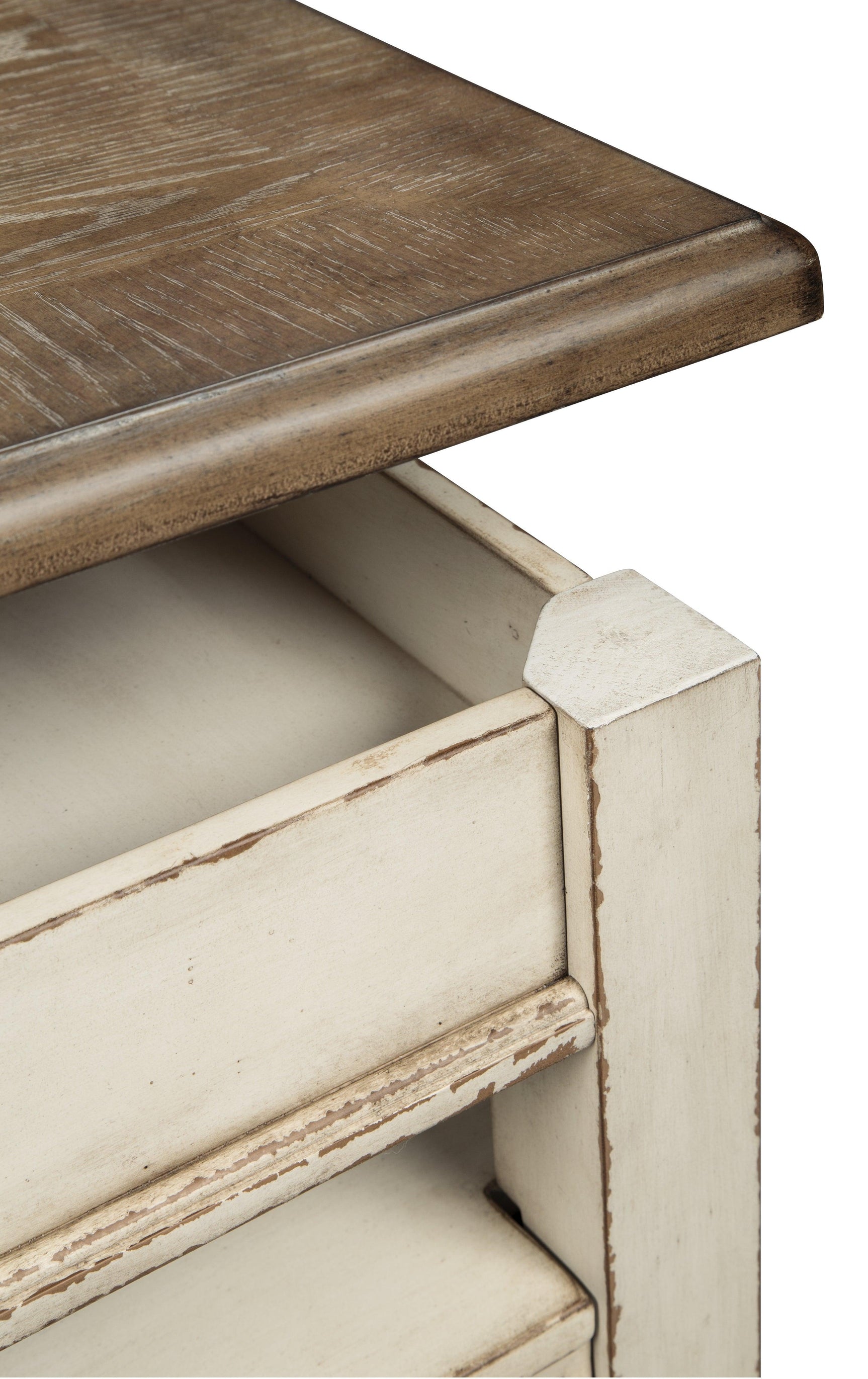 Realyn White/brown Coffee Table With 1 End Table PKG008634 - T523-9 | T743-6 - Ella Furniture