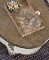 Realyn White/brown Coffee Table With 2 End Tables PKG008585 - T743-0 | T743-7 | T743-7 - Ella Furniture