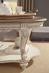 Realyn White/brown Coffee Table With 2 End Tables PKG008585 - T743-0 | T743-7 | T743-7 - Ella Furniture