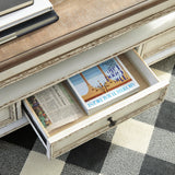 Realyn White/brown Coffee Table With 2 End Tables PKG008591 - T523-9 | T743-6 | T743-6 - Ella Furniture