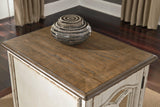 Realyn White/brown Coffee Table With 2 End Tables PKG008592 - T523-9 | T743-7 | T743-7 - Ella Furniture