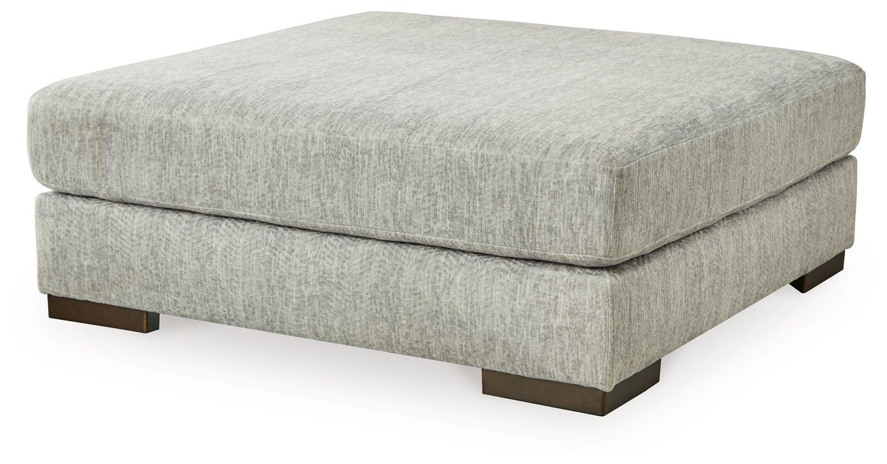 Regent Pewter Park 3-Piece Sectional With Ottoman PKG013001 - 14404S1 | 1440408 - Ella Furniture