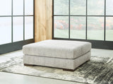 Regent Pewter Park 3-Piece Sectional With Ottoman PKG013001 - 14404S1 | 1440408 - Ella Furniture