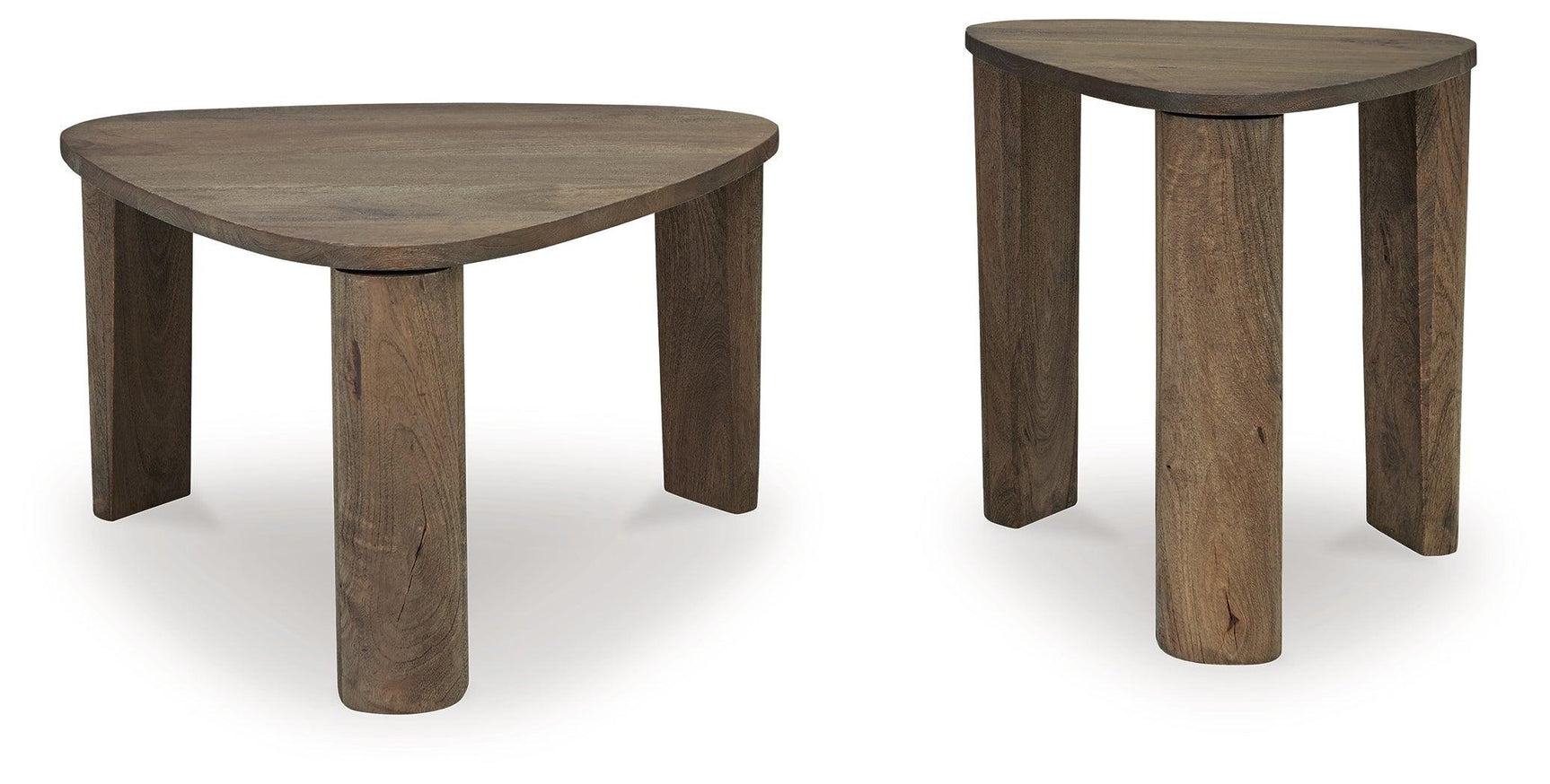 Reidport Grayish Brown Accent Coffee Table (Set Of 2) - Ella Furniture