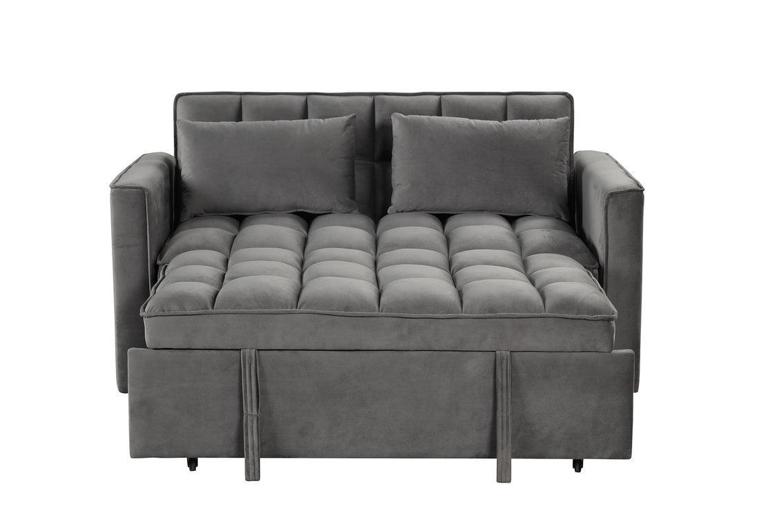 Relax Gray Sleeper Sofa - Ella Furniture