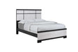 Remington Black/White Modern Contemporary Solid Wood And Veneers King Bed - Ella Furniture