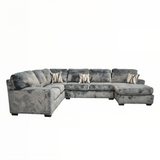 Austin Charcoal Furby Sectional