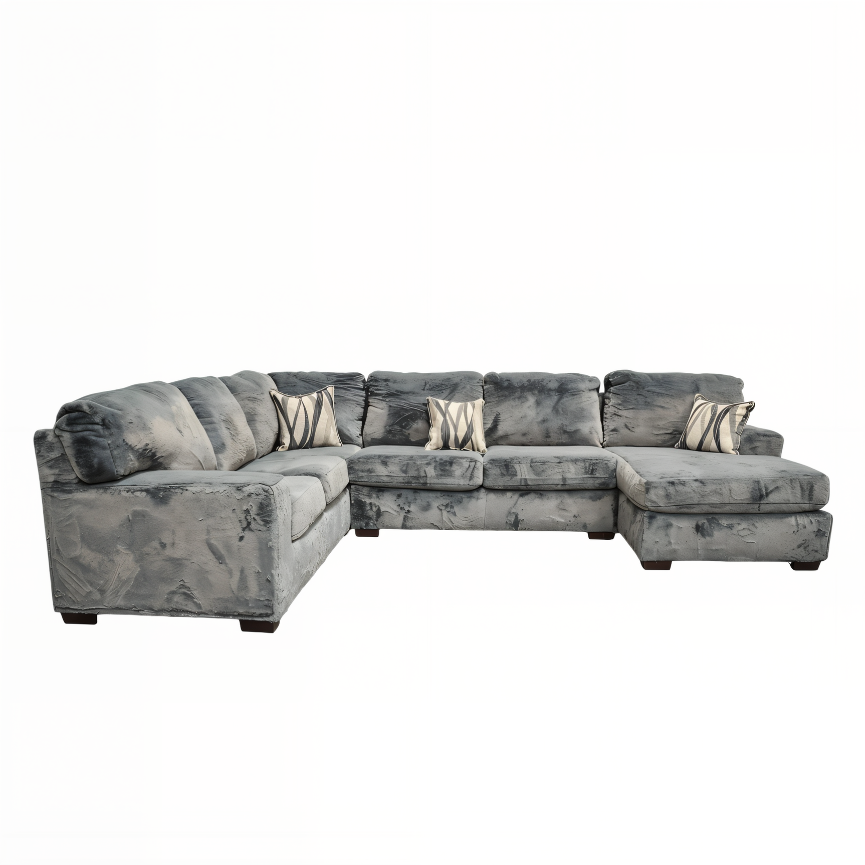 Austin Charcoal Furby Sectional