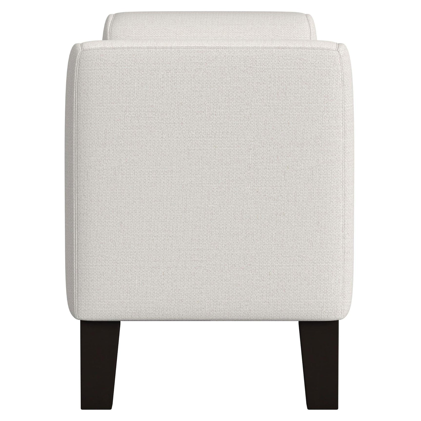 Rex Fabric Upholstered Accent Bench with Armrests Vanilla 910260 - Ella Furniture
