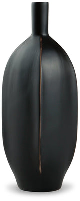 Rhaveney Black Vase (Set Of 3) A2000550 - Ella Furniture