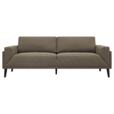 Rilynn 2-piece Upholstered Track Arm Sofa Set Brown 509521-S2 - Ella Furniture