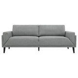 Rilynn 2-piece Upholstered Track Arm Sofa Set Grey 509524-S2 - Ella Furniture