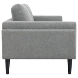 Rilynn 2-piece Upholstered Track Arm Sofa Set Grey 509524-S2 - Ella Furniture