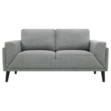 Rilynn 2-piece Upholstered Track Arm Sofa Set Grey 509524-S2 - Ella Furniture