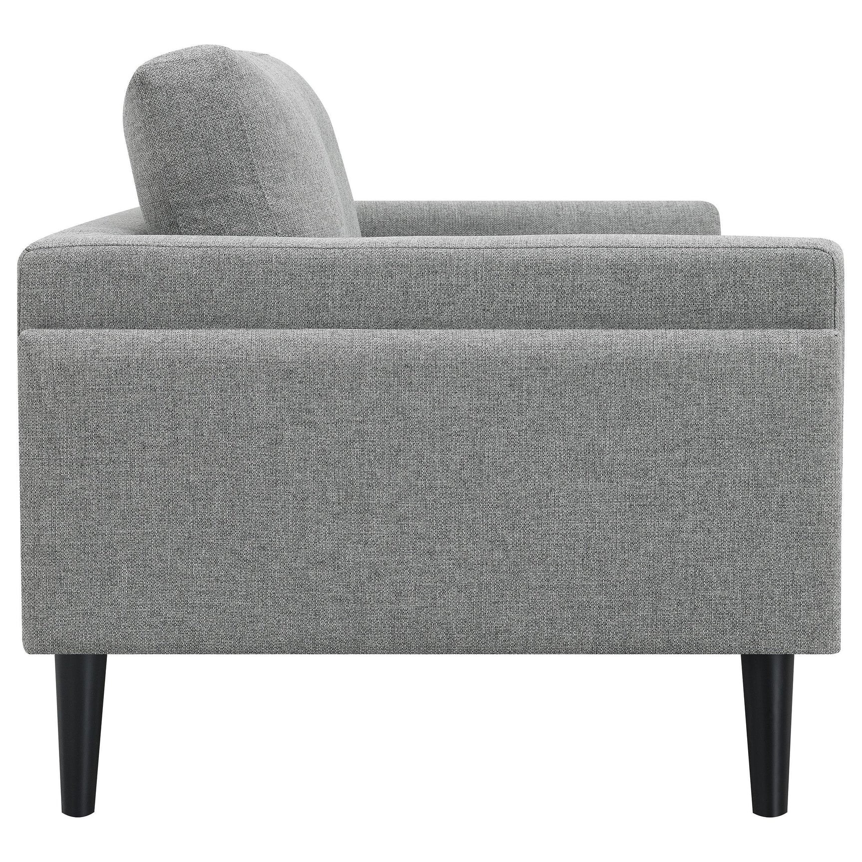 Rilynn 2-Piece Upholstered Track Arms Sofa Set Grey 509524-S2 - Ella Furniture