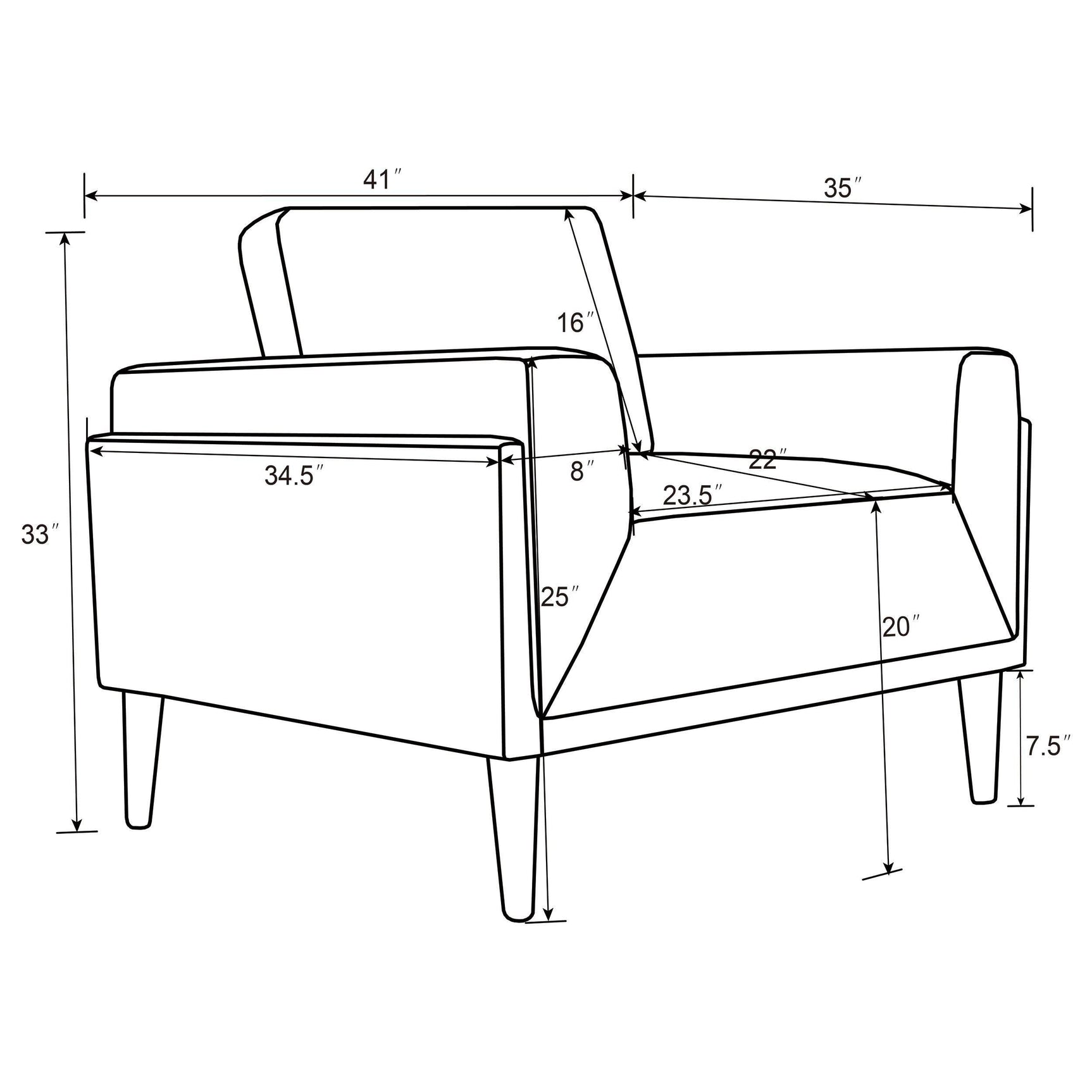 Rilynn 3-piece Upholstered Track Arm Sofa Set Brown 509521-S3 - Ella Furniture