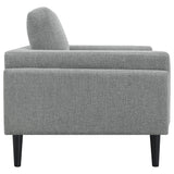 Rilynn 3-piece Upholstered Track Arm Sofa Set Grey 509524-S3 - Ella Furniture