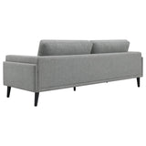 Rilynn 3-piece Upholstered Track Arm Sofa Set Grey 509524-S3 - Ella Furniture