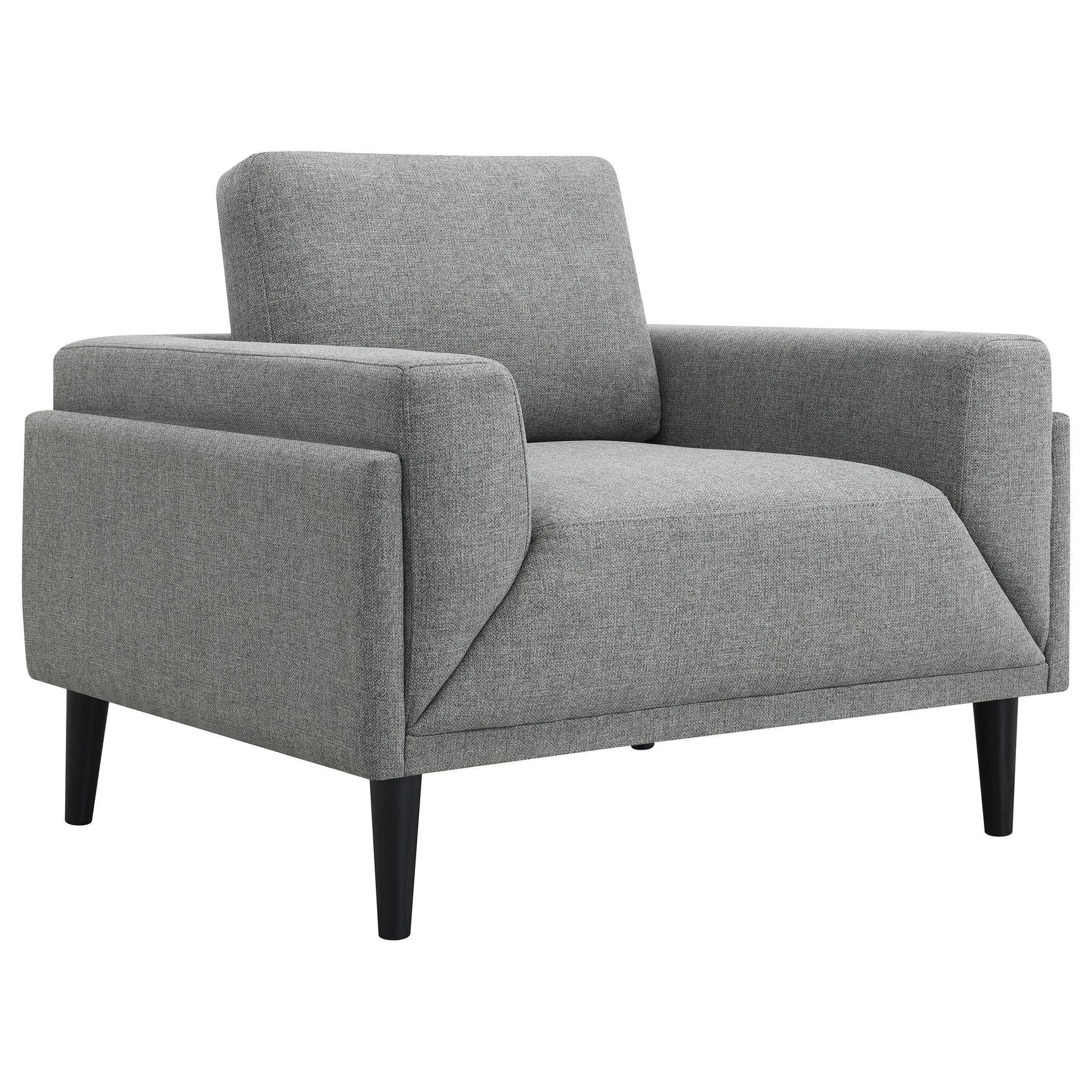 Rilynn 3-piece Upholstered Track Arm Sofa Set Grey 509524-S3 - Ella Furniture