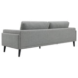 Rilynn 3-Piece Upholstered Track Arms Sofa Set Grey 509524-S3 - Ella Furniture