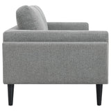 Rilynn 3-Piece Upholstered Track Arms Sofa Set Grey 509524-S3 - Ella Furniture