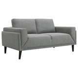 Rilynn 3-Piece Upholstered Track Arms Sofa Set Grey 509524-S3 - Ella Furniture