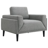 Rilynn 3-Piece Upholstered Track Arms Sofa Set Grey 509524-S3 - Ella Furniture