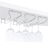 Risley 2-Door Circular LED Home Bar With Wine Storage White High Gloss 182798 - Ella Furniture