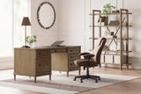Roanhowe Brown 68" Home Office Desk - Ella Furniture
