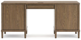 Roanhowe Brown 68" Home Office Desk - Ella Furniture