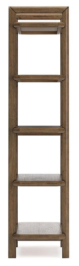 Roanhowe Brown 71" Bookcase - Ella Furniture
