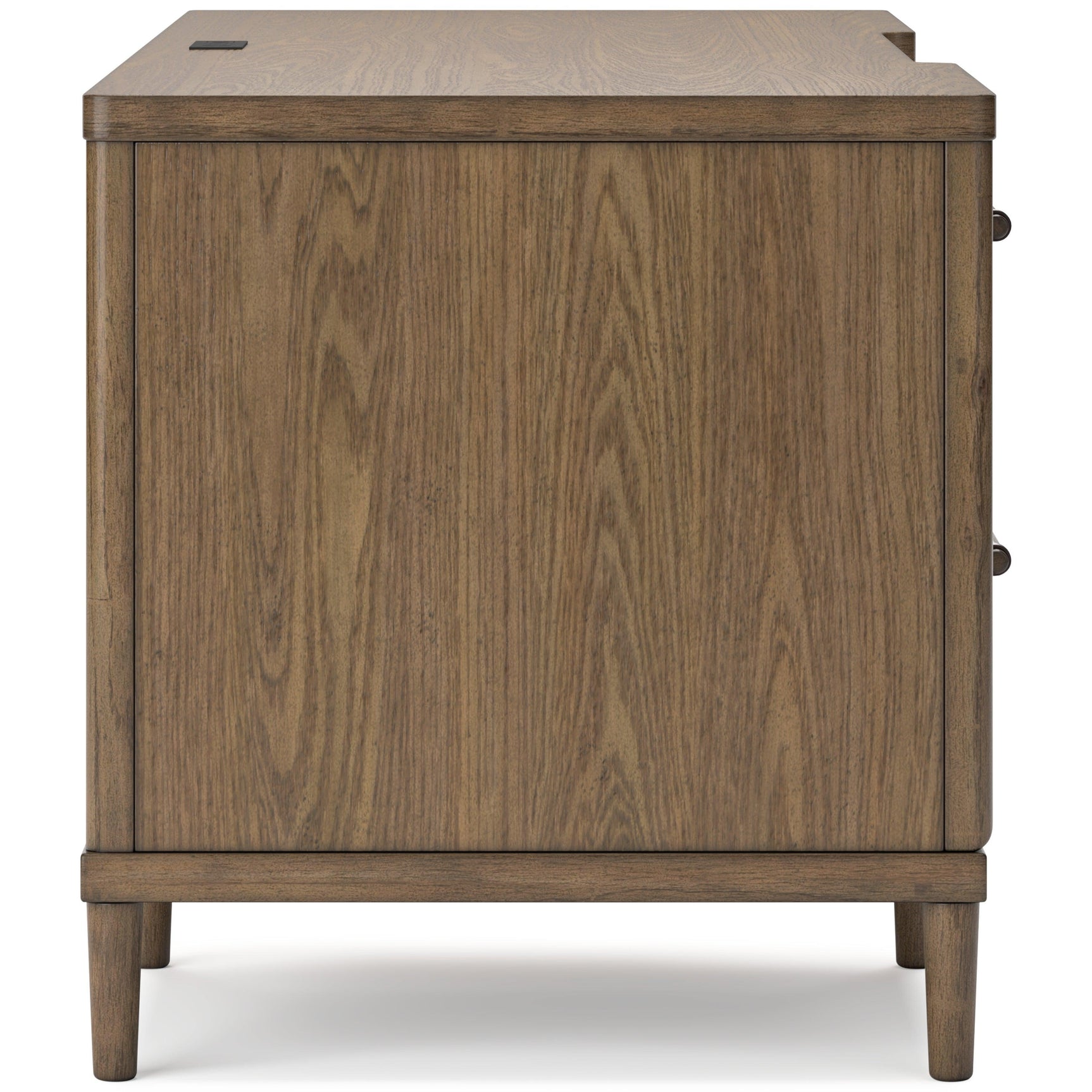 Roanhowe Brown Home Office Desk and Storage - Ella Furniture